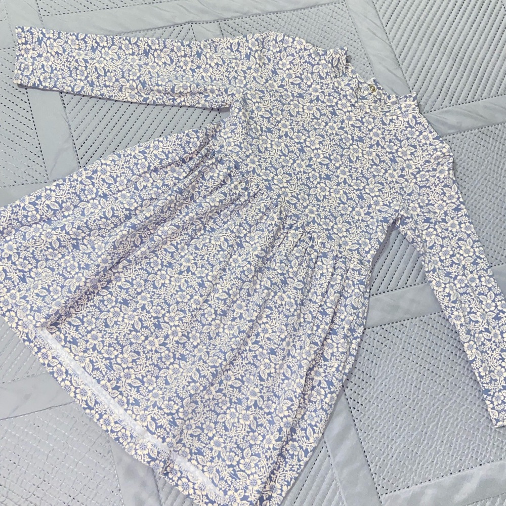 Mock neck long sleeved dress
